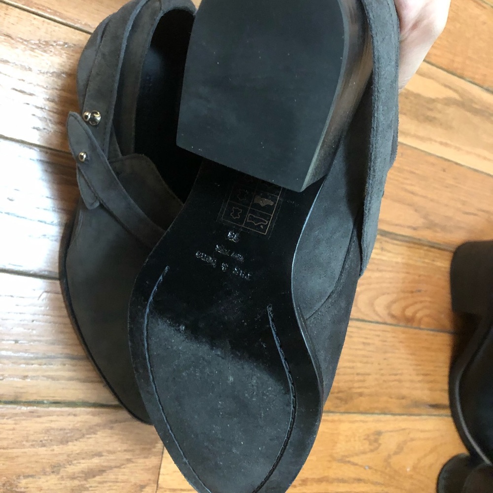 Rag and bone Suede Harley Booties/38/dark grey - Picture 3 of 3